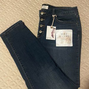 Jessica Simpson Forever Rolled Ankle Skinny Jeans: Soft Sculpt